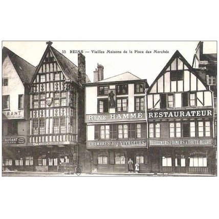 51 - REIMS - Vieilles Maisons de la Place des Marchés