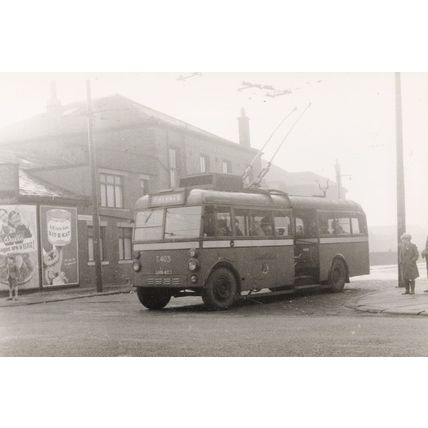 Walls Sausages Kit-E-Kat Greenhill Lane Bradford Bus Old PB Postcard Photo