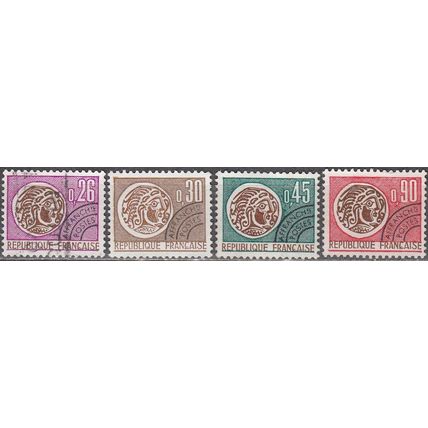 France 1971 Michel 1761 - 1764 O Cote (2008) 3.90 € Monnaie gauloise