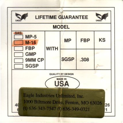 Eagle Industries SAS-M-16-OD Thigh Rig Magazine Holster