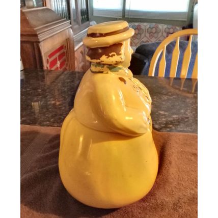 Old Vintage Cookie Jar Shawnee Dutch Boy W/Yellow Pants 11 3/4" Tall 1940's