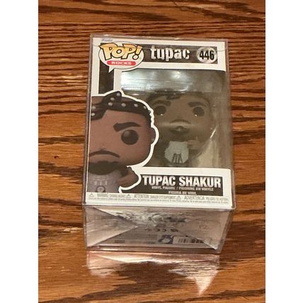 Funko Pop! Rocks - Tupac Shakur #446 Vinyl Figure (Box & Protector)
