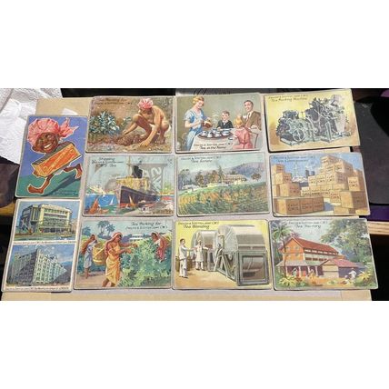 CWS Tea Cards - The Story of Tea - 11 cards (one missing from set)