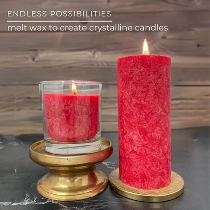Snow Pearled Candle with Wicks | Sand Candle Wax Kit | 10Lbs of Candle Sand with