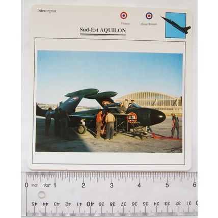 Sud Est Aquilon - France/GB - Interceptor - Collectors Club Card