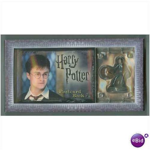 Harry Potter Postcard Book & Collectible Figurine MIB