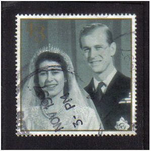 1997 GB GOLDEN WEDDING 43P F/U SG2013