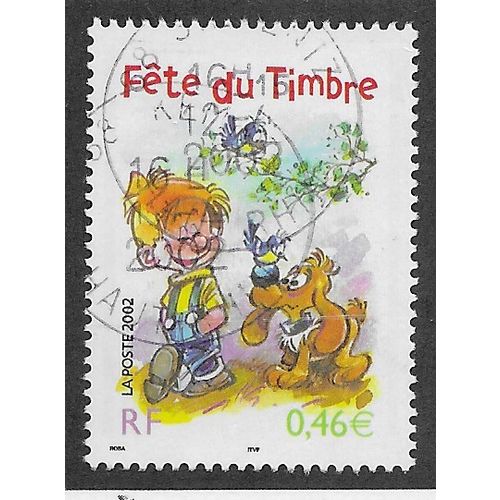 FRA 2002 46c 'STAMP DAY' FINE USED (EBID55-613)