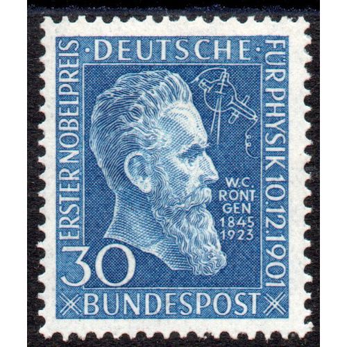 WEST GERMANY 1951 Sg1073 Rotengen Nobel Prize LIGHTLY MOUNTED MINT (G190)