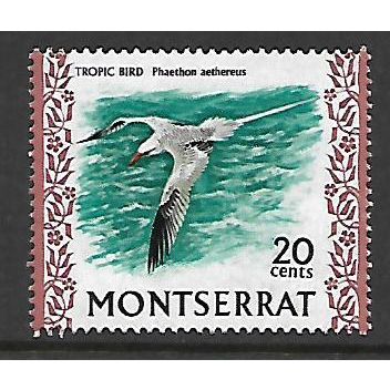 MONTSERRAT 1970 20c RED BILLED TROPIC BIRD SG 249 M / MINT