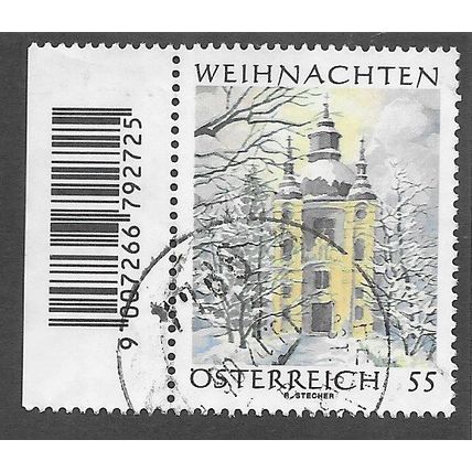 AUT 2006 55c 'CHRISTMAS' FINE USED (EBID73-261)
