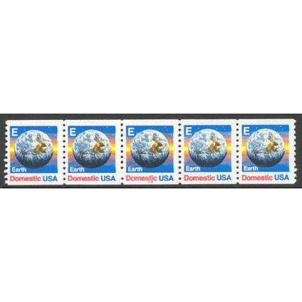2279 25c E Earth Fine MNH Dry Gum PNC 1222/5 P0793
