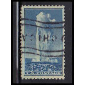 Used 744 5c Yellowstone National Park Barely Clears RA2296