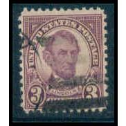 Used 635 3c Abraham Lincoln Just Clears M09944