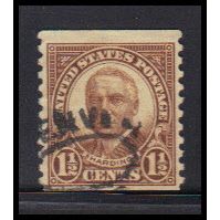 Used 686 1 1/2c Warren Harding Fine KA7242