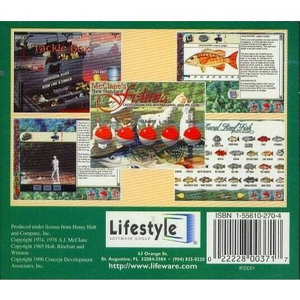 McClane's New Standard FISHING Encyclopedia (PC-CD, 1996) Win - New CD in SLEEVE