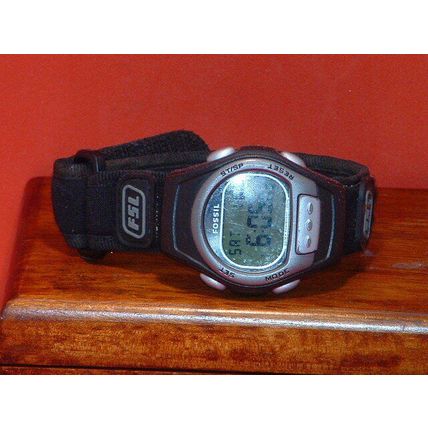 Pre-Owned Black Fossil DQ11-21 Digital Watch