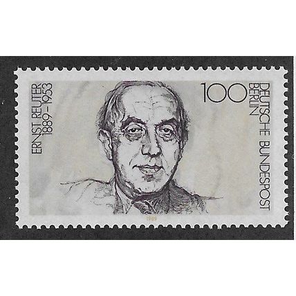 BERLIN - 1989 U/M 100pf 'E. REUTER(EBID66-066)