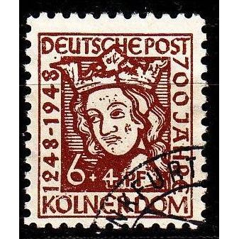 GERMANY Alliiert AmBri [1948] MiNr 0069 WA ( O/used )