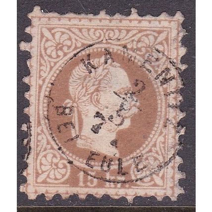 Austria 1871 KAMENITZ POSTMARK on Franz Josef 15k Excellent VGC