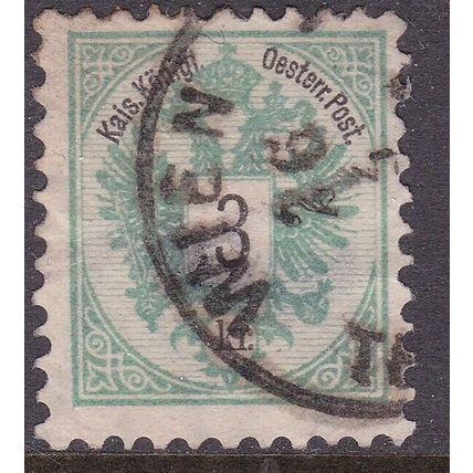 Austria 1883 Arms 3k Fine Used SG 71c VGC