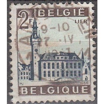 Belgique 1966 Michel 1455X O Cote (2008) 0.25 € Tourisme Lier Cachet rond