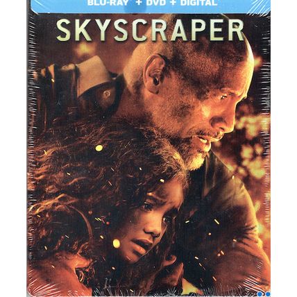 Skyscraper BLU-RAY + DVD STEELBOOK (DIGITAL MOST LIKELY EXPIRED)