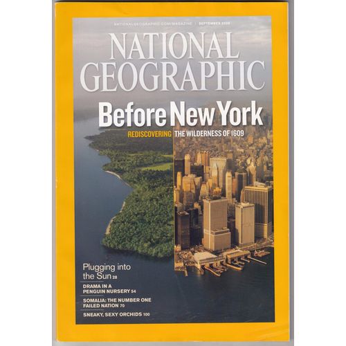 National Geographic Magazine September 2009 Vol 216 No 3- Before New York
