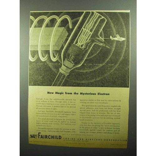 1943 Fairchild Engine & Airplane Corporation Ad - Magic