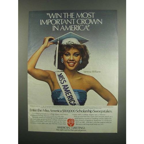 1984 American Greetings Ad - Vanessa Williams