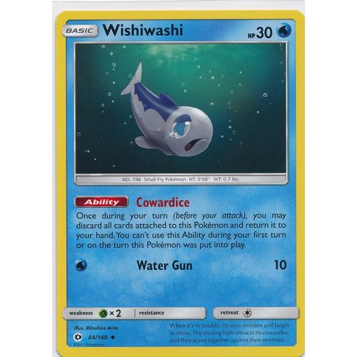 Pokemon Sun & Moon 44/149 Wishiwashi