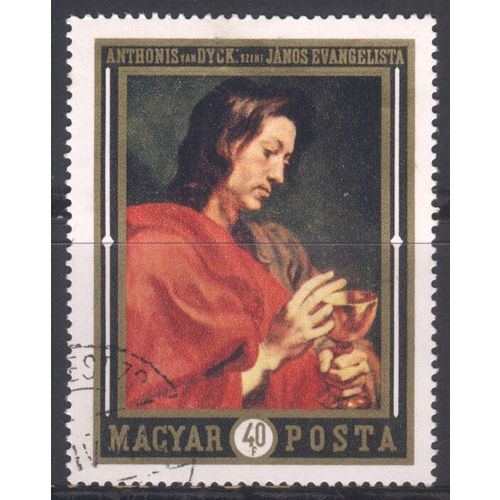 Hungary 1969 - SG2495 - 40f - "St. John The Evangelist" (Van Dyck) - used