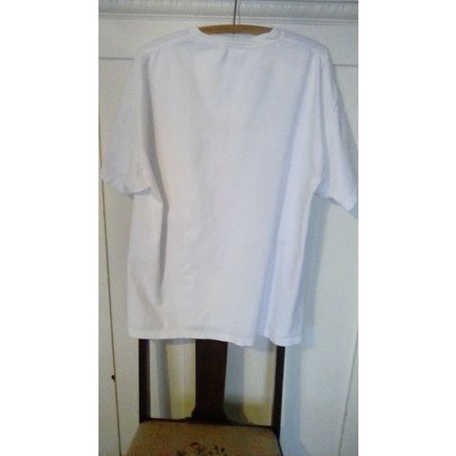 "By Faith" T-Shirt, XL, Short Sleeve, White