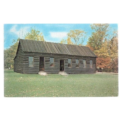BARON VON STEUBEN'S CABIN, STEUBEN, NEW YORK, USA unused vintage postcard =