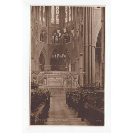In Westminster Abbey London Postcard Judges L149