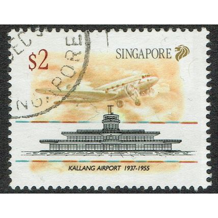 Singapore 1991 Civil Aviation $2 Multicoloured SG659 FU