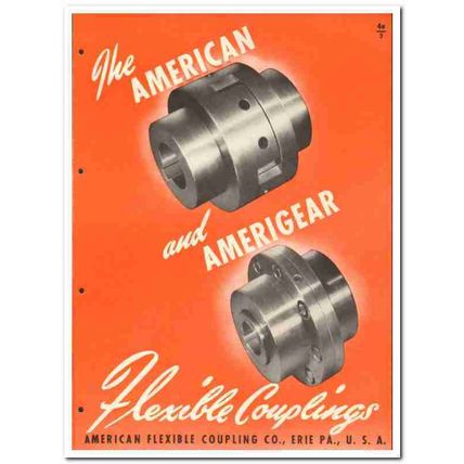 American Flexible Coupling Company 1946 vintage industrial catalog