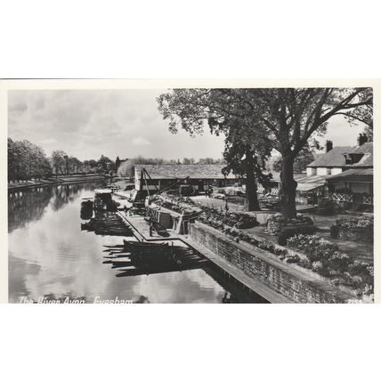 The River Avon, Evesham Worcestershire Postcard (WOR77997)