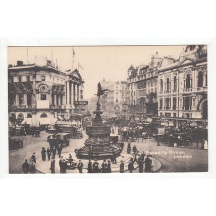 Piccadilly Circus London Postcard National Series 2D