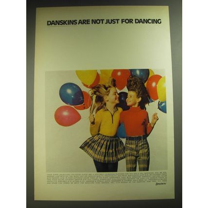 1974 Danskin Girls Fashion Advertisement - Danskins are not just for Dancing