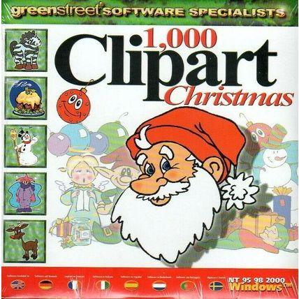 1,000 Clipart - Christmas CD-ROM for Windows - NEW CD in SLEEVE