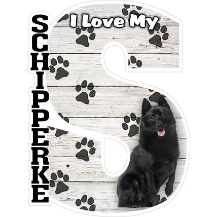 I Love My Schipperke Fridge Magnet