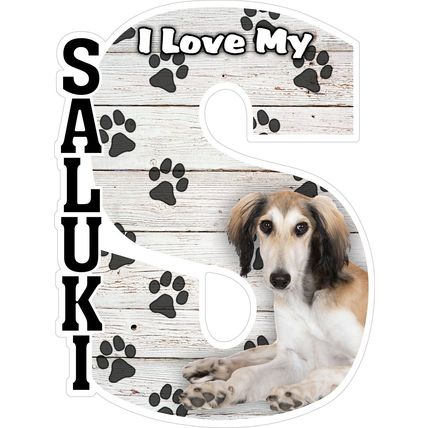 I Love My Saluki Fridge Magnet