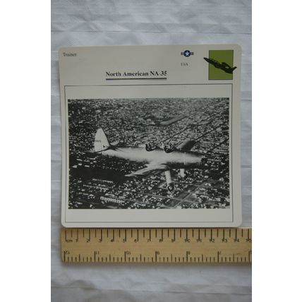 North American NA-35 - USA - Trainer - Collectors Club Card