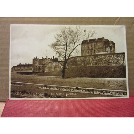 THE CASTLE, CARLISLE, CUMBRIA used vintage postcard RP by Valentine =