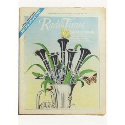 Radio Times The Proms Classical Music BBC TV Show Postcard