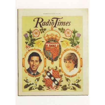 Radio Times Prince Charles Princess Diana Royal Wedding BBC Postcard