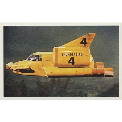 Thunderbirds 4 Craft TV Show Opening Title Credits Postcard