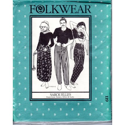 Folkwear 119 - Sarouelles - Pants from Turkey Africa & India