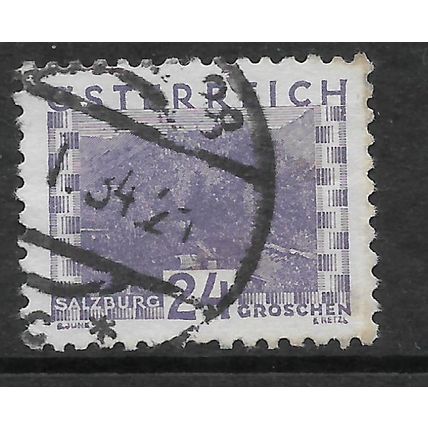 AUSTRIA 1932 LANDSCAPES 24g VIOLET SALZBURG SG 683 FINE USED#